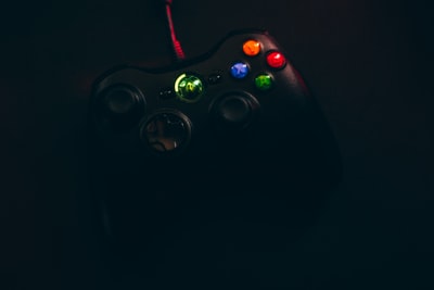 黑色Xbox One控制器